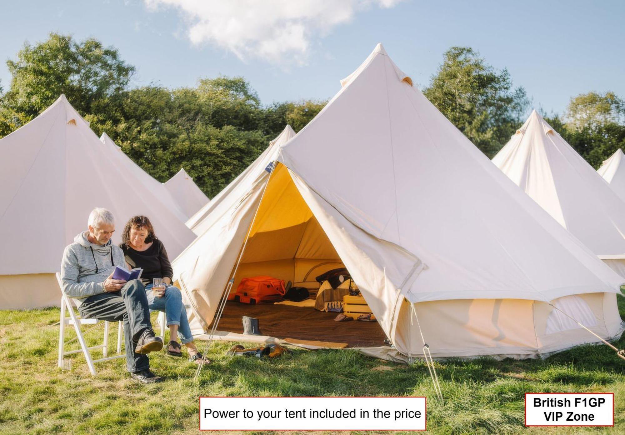 Campsite Glamping And Pre-pitched With Intentsgp Silverstone