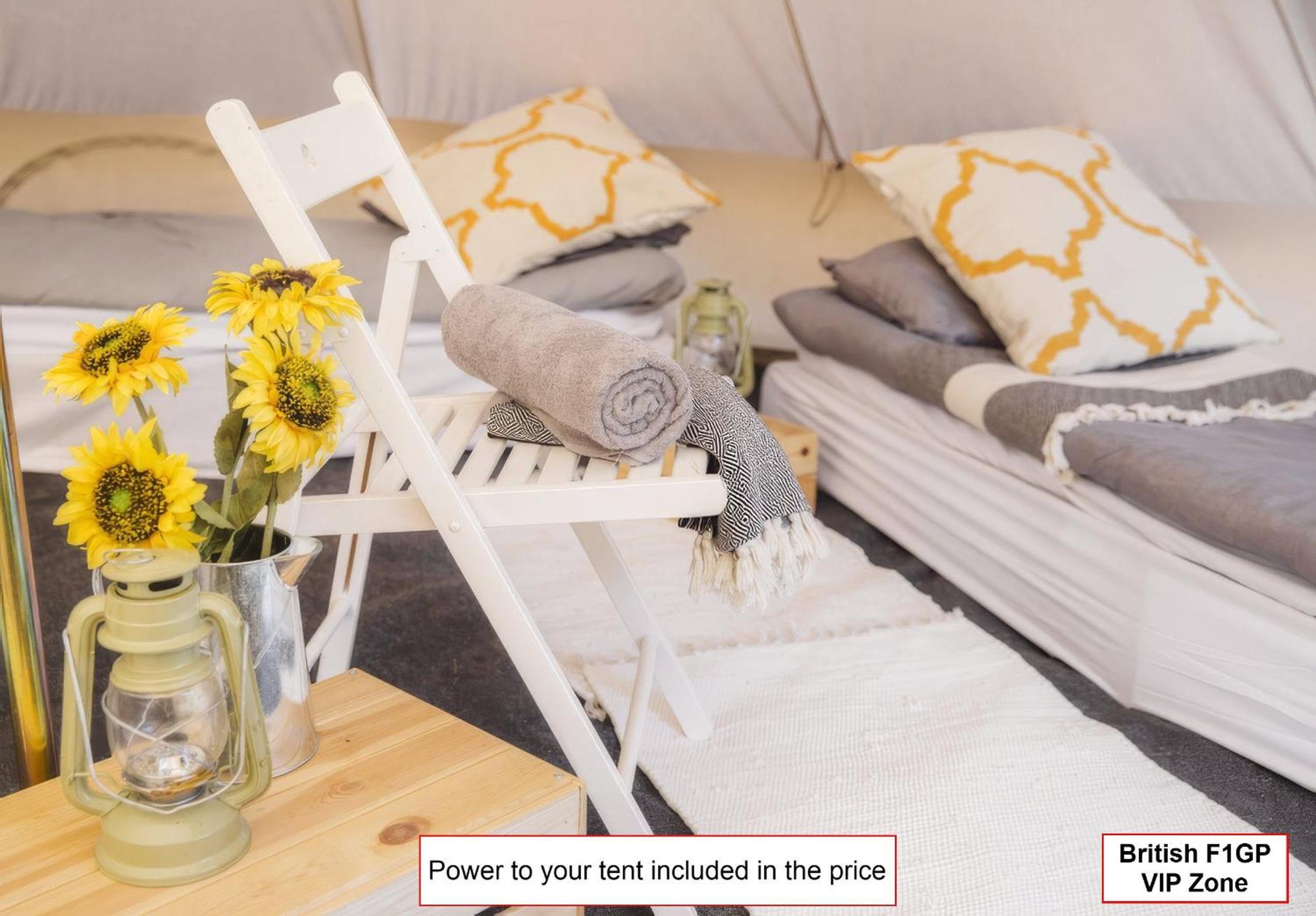 Glamping And Pre-pitched With Intentsgp Campsite Silverstone