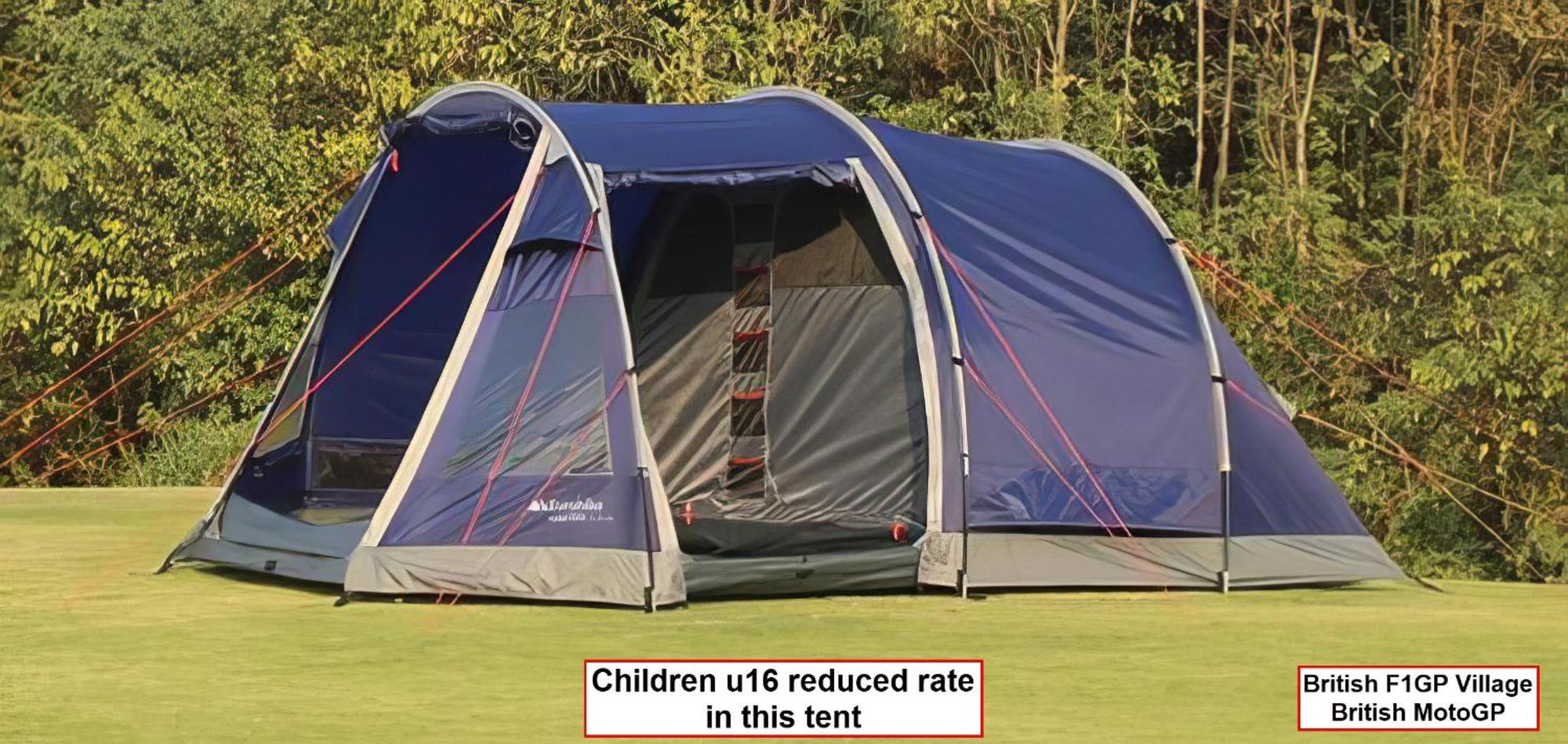 Glamping And Pre-pitched With Intentsgp Campsite Silverstone