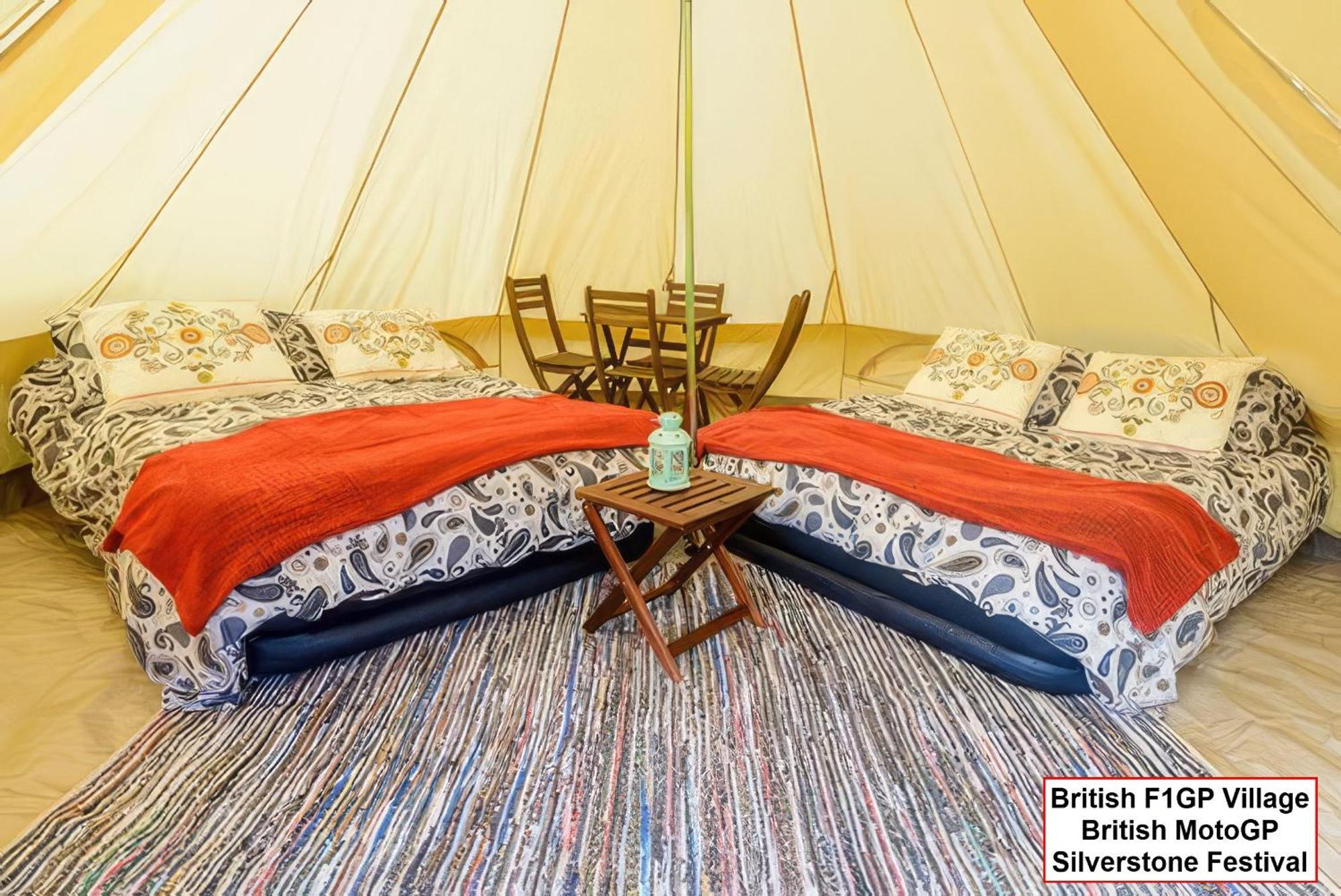Glamping And Pre-pitched With Intentsgp Campsite Silverstone