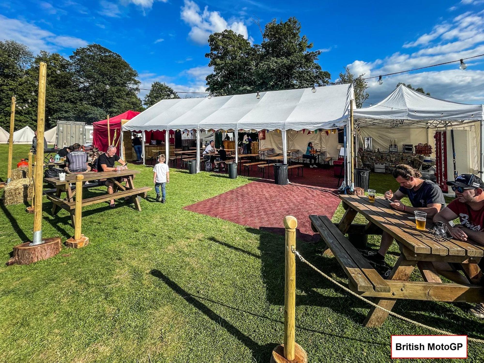 Glamping And Pre-pitched With Intentsgp Campsite Silverstone
